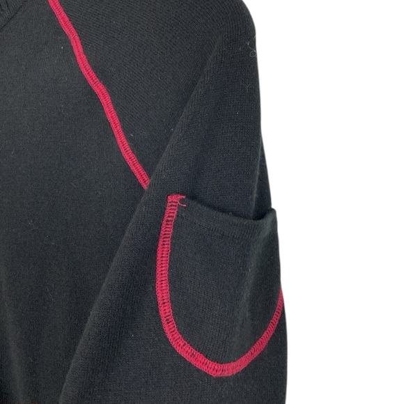 Athleta Black Full Zip Scroll Design Cardigan Jacket, Size Small - Picture 7 of 11